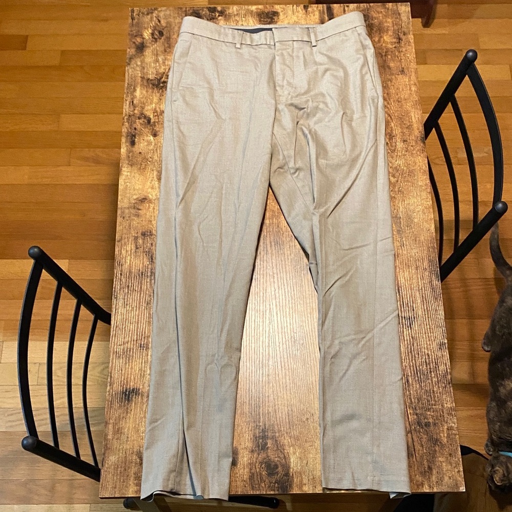 Haggar Men's Tan Dress Pants